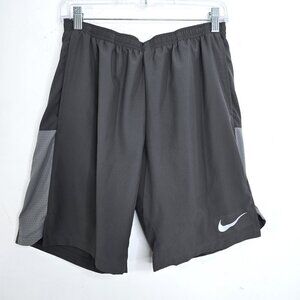 Nike Charcoal Grey Dri Fit Large Swoosh Shorts